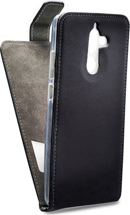 Mobilize Telefoonhoesje geschikt voor Nokia 7 Plus Hoesje | Mobilize Classic Gelly Bookcase Portemonnee | Pasjeshouder voor 1 Pasje | Telefoonhoesje voor Pinpas / OV Kaart / Rijbewijs - Zwart