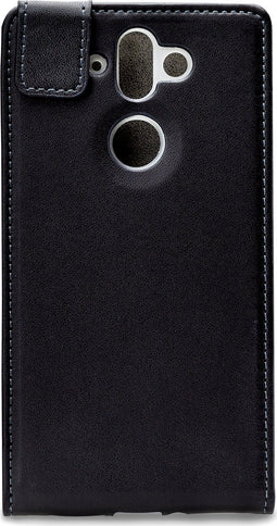 Mobilize Telefoonhoesje geschikt voor Nokia 8 Hoesje | Mobilize Classic Gelly Bookcase | Pasjeshouder voor 1 Pasje | Telefoonhoesje voor Pinpas / OV Kaart / Rijbewijs - Zwart