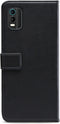 Mobilize Telefoonhoesje geschikt voor Nokia C21 Plus Hoesje | Mobilize Classic Gelly Wallet Bookcase Portemonnee | Pasjeshouder voor 2 Pasjes | Telefoonhoesje voor Pinpas / OV Kaart / Rijbewijs - Zwart