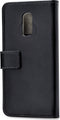 Mobilize Telefoonhoesje geschikt voor OnePlus 6T Hoesje | Mobilize Classic Gelly Wallet Bookcase Portemonnee | Pasjeshouder voor 2 Pasjes | Telefoonhoesje voor Pinpas / OV Kaart / Rijbewijs - Zwart