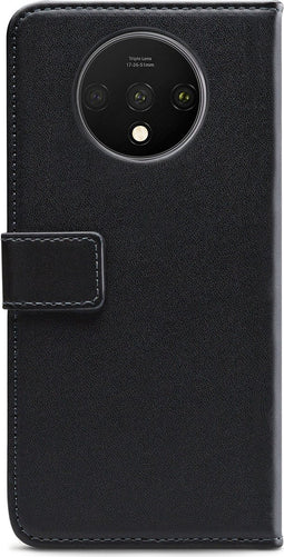 Mobilize Telefoonhoesje geschikt voor OnePlus 7T Hoesje | Mobilize Classic Gelly Wallet Bookcase Portemonnee | Pasjeshouder voor 2 Pasjes | Telefoonhoesje voor Pinpas / OV Kaart / Rijbewijs - Zwart