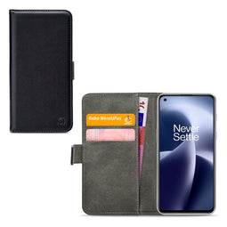Mobilize Telefoonhoesje geschikt voor OnePlus Nord 2T 5G Hoesje | Mobilize Classic Gelly Wallet Bookcase Portemonnee | Pasjeshouder voor 2 Pasjes | Telefoonhoesje voor Pinpas / OV Kaart / Rijbewijs - Zwart