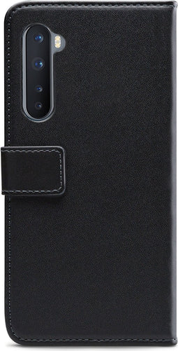 Mobilize Telefoonhoesje geschikt voor OnePlus Nord Hoesje | Mobilize Classic Gelly Wallet Bookcase Portemonnee | Pasjeshouder voor 2 Pasjes | Telefoonhoesje voor Pinpas / OV Kaart / Rijbewijs - Zwart