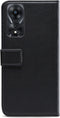 Mobilize Telefoonhoesje geschikt voor OPPO A78 Hoesje | Mobilize Classic Gelly Wallet Bookcase Portemonnee | Pasjeshouder voor 2 Pasjes | Telefoonhoesje voor Pinpas / OV Kaart / Rijbewijs - Zwart