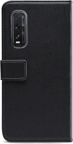 Mobilize Telefoonhoesje geschikt voor OPPO Find X2 Hoesje | Mobilize Classic Gelly Wallet Bookcase Portemonnee | Pasjeshouder voor 2 Pasjes | Telefoonhoesje voor Pinpas / OV Kaart / Rijbewijs - Zwart