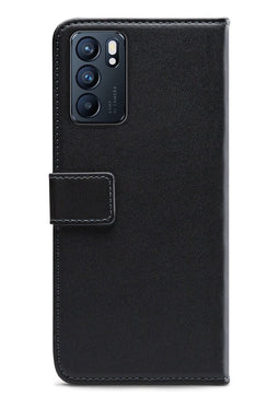 Mobilize Telefoonhoesje geschikt voor OPPO Reno 6 5G Hoesje | Mobilize Classic Gelly Wallet Bookcase Portemonnee | Pasjeshouder voor 2 Pasjes | Telefoonhoesje voor Pinpas / OV Kaart / Rijbewijs - Zwart
