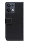 Mobilize Telefoonhoesje geschikt voor OPPO Reno 8 Hoesje | Mobilize Classic Gelly Wallet Bookcase Portemonnee | Pasjeshouder voor 2 Pasjes | Telefoonhoesje voor Pinpas / OV Kaart / Rijbewijs - Zwart