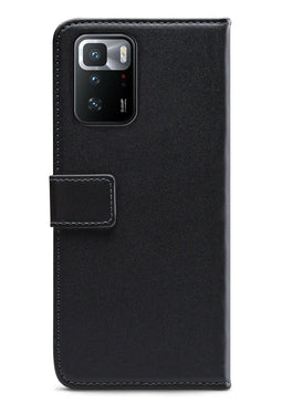 Mobilize Telefoonhoesje geschikt voor POCO X3 GT Hoesje | Mobilize Classic Gelly Wallet Bookcase Portemonnee | Pasjeshouder voor 2 Pasjes | Telefoonhoesje voor Pinpas / OV Kaart / Rijbewijs - Zwart