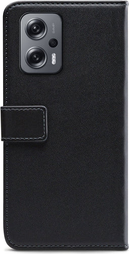 Mobilize Telefoonhoesje geschikt voor POCO X4 GT Hoesje | Mobilize Classic Gelly Wallet Bookcase Portemonnee | Pasjeshouder voor 2 Pasjes | Telefoonhoesje voor Pinpas / OV Kaart / Rijbewijs - Zwart