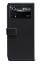 Mobilize Telefoonhoesje geschikt voor POCO X4 Pro 5G Hoesje | Mobilize Classic Gelly Wallet Bookcase Portemonnee | Pasjeshouder voor 2 Pasjes | Telefoonhoesje voor Pinpas / OV Kaart / Rijbewijs - Zwart