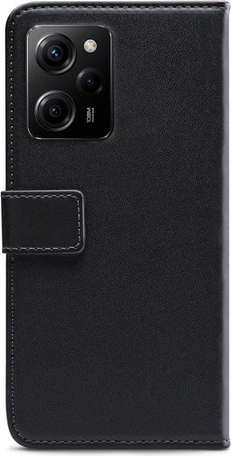 Mobilize Telefoonhoesje geschikt voor POCO X5 Pro Hoesje | Mobilize Classic Gelly Wallet Bookcase Portemonnee | Pasjeshouder voor 2 Pasjes | Telefoonhoesje voor Pinpas / OV Kaart / Rijbewijs - Zwart