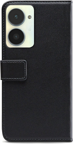 Mobilize Telefoonhoesje geschikt voor Realme 10 Pro Hoesje | Mobilize Classic Gelly Wallet Bookcase Portemonnee | Pasjeshouder voor 2 Pasjes | Telefoonhoesje voor Pinpas / OV Kaart / Rijbewijs - Zwart