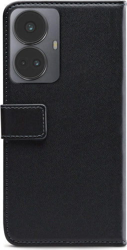 Mobilize Telefoonhoesje geschikt voor Realme 10 Pro Plus Hoesje | Mobilize Classic Gelly Wallet Bookcase Portemonnee | Pasjeshouder voor 2 Pasjes | Telefoonhoesje voor Pinpas / OV Kaart / Rijbewijs - Zwart