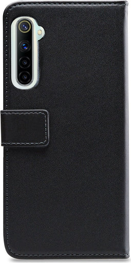 Mobilize Telefoonhoesje geschikt voor Realme 6 Hoesje | Mobilize Classic Gelly Wallet Bookcase Portemonnee | Pasjeshouder voor 2 Pasjes | Telefoonhoesje voor Pinpas / OV Kaart / Rijbewijs - Zwart