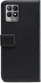Mobilize Telefoonhoesje geschikt voor Realme 8i Hoesje | Mobilize Classic Bookcase Portemonnee | Pasjeshouder voor 2 Pasjes | Telefoonhoesje voor Pinpas / OV Kaart / Rijbewijs - Zwart