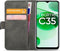 Mobilize Telefoonhoesje geschikt voor Realme C35 Hoesje | Mobilize Classic Gelly Wallet Bookcase Portemonnee | Pasjeshouder voor 2 Pasjes | Telefoonhoesje voor Pinpas / OV Kaart / Rijbewijs - Zwart