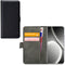 Mobilize Telefoonhoesje geschikt voor Realme GT 6 Hoesje | Mobilize Classic Gelly Wallet Bookcase Portemonnee | Pasjeshouder voor 2 Pasjes | Telefoonhoesje voor Pinpas / OV Kaart / Rijbewijs - Zwart