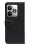 Mobilize Telefoonhoesje geschikt voor Realme GT 6 Hoesje | Mobilize Classic Gelly Wallet Bookcase Portemonnee | Pasjeshouder voor 2 Pasjes | Telefoonhoesje voor Pinpas / OV Kaart / Rijbewijs - Zwart