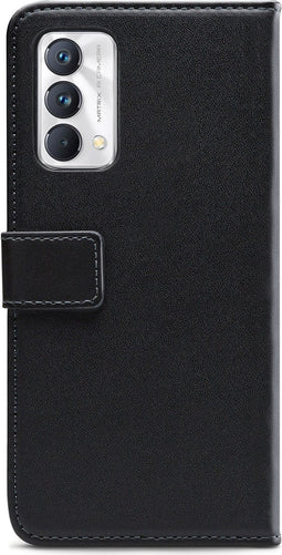 Mobilize Telefoonhoesje geschikt voor Realme GT Master Edition Hoesje | Mobilize Classic Gelly Wallet Bookcase Portemonnee | Pasjeshouder voor 2 Pasjes | Telefoonhoesje voor Pinpas / OV Kaart / Rijbewijs - Zwart
