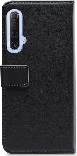 Mobilize Telefoonhoesje geschikt voor Realme X50 Hoesje | Mobilize Classic Gelly Wallet Bookcase Portemonnee | Pasjeshouder voor 2 Pasjes | Telefoonhoesje voor Pinpas / OV Kaart / Rijbewijs - Zwart