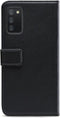 Mobilize Telefoonhoesje geschikt voor Samsung Galaxy A02s Hoesje | Mobilize Classic Gelly Wallet Bookcase Portemonnee | Pasjeshouder voor 2 Pasjes | Telefoonhoesje voor Pinpas / OV Kaart / Rijbewijs - Zwart