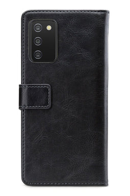 Mobilize Telefoonhoesje geschikt voor Samsung Galaxy A03s Hoesje | Mobilize Elite Gelly Bookcase Portemonnee | Pasjeshouder voor 3 Pasjes | Telefoonhoesje voor Pinpas / OV Kaart / Rijbewijs - Zwart