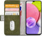 Mobilize Telefoonhoesje geschikt voor Samsung Galaxy A03s Hoesje | Mobilize Elite Gelly Bookcase Portemonnee | Pasjeshouder voor 3 Pasjes | Telefoonhoesje voor Pinpas / OV Kaart / Rijbewijs - Groen