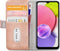 Mobilize Telefoonhoesje geschikt voor Samsung Galaxy A03s Hoesje | Mobilize Elite Gelly Bookcase Portemonnee | Pasjeshouder voor 3 Pasjes | Telefoonhoesje voor Pinpas / OV Kaart / Rijbewijs - Soft Pink | Roze