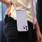 Mobilize Telefoonhoesje geschikt voor Samsung Galaxy A05s Flexibel TPU | Mobilize Lanyard Gelly Hoesje met koord - Pastel Purple | Paars
