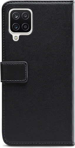 Mobilize Telefoonhoesje geschikt voor Samsung Galaxy A12 Hoesje | Mobilize Classic Gelly Wallet Bookcase Portemonnee | Pasjeshouder voor 2 Pasjes | Telefoonhoesje voor Pinpas / OV Kaart / Rijbewijs - Zwart