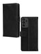 Mobilize Telefoonhoesje geschikt voor Samsung Galaxy A13 4G Hoesje Echt Leer | Mobilize Wallet Bookcase Portemonnee | Pasjeshouder voor 3 Pasjes | Telefoonhoesje voor Pinpas / OV Kaart / Rijbewijs - Zwart
