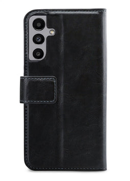 Mobilize Telefoonhoesje geschikt voor Samsung Galaxy A13 5G Hoesje | Mobilize Gelly Wallet Uitneembare 2in1 Bookcase Portemonnee | Pasjeshouder voor 3 Pasjes | Telefoonhoesje voor Pinpas / OV Kaart / Rijbewijs - Zwart