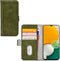 Mobilize Telefoonhoesje geschikt voor Samsung Galaxy A13 5G Hoesje | Mobilize Elite Gelly Bookcase Portemonnee | Pasjeshouder voor 3 Pasjes | Telefoonhoesje voor Pinpas / OV Kaart / Rijbewijs - Groen