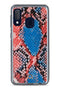 Mobilize Telefoonhoesje geschikt voor Samsung Galaxy A20e Hoesje | Mobilize Gelly Velvet Uitneembare 2in1 Clutch | Pasjeshouder voor 3 Pasjes | Telefoonhoesje voor Pinpas / OV Kaart / Rijbewijs - Coral Snake | Rood
