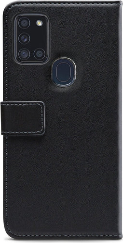 Mobilize Telefoonhoesje geschikt voor Samsung Galaxy A21s Hoesje | Mobilize Classic Gelly Wallet Bookcase Portemonnee | Pasjeshouder voor 2 Pasjes | Telefoonhoesje voor Pinpas / OV Kaart / Rijbewijs - Zwart