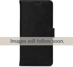 Mobilize Telefoonhoesje geschikt voor Samsung Galaxy A24 Hoesje Echt Leer | Mobilize Wallet Bookcase Portemonnee | Pasjeshouder voor 3 Pasjes | Telefoonhoesje voor Pinpas / OV Kaart / Rijbewijs - Zwart