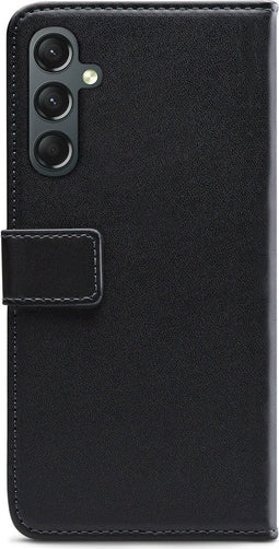 Mobilize Telefoonhoesje geschikt voor Samsung Galaxy A24 Hoesje | Mobilize Classic Gelly Wallet Bookcase Portemonnee | Pasjeshouder voor 2 Pasjes | Telefoonhoesje voor Pinpas / OV Kaart / Rijbewijs - Zwart