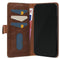 Mobilize Telefoonhoesje geschikt voor Samsung Galaxy A26 Hoesje Echt Leer | Mobilize Wallet Bookcase Portemonnee | Pasjeshouder voor 3 Pasjes | Telefoonhoesje voor Pinpas / OV Kaart / Rijbewijs - Bruin