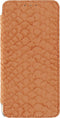 Mobilize Telefoonhoesje geschikt voor Samsung Galaxy A3 (2016) Hoesje TPU,Kunstleer | Mobilize Slim Booklet Bookcase | Pasjeshouder voor 1 Pasje | Telefoonhoesje voor Pinpas / OV Kaart / Rijbewijs - Snake Apricot | Bruin