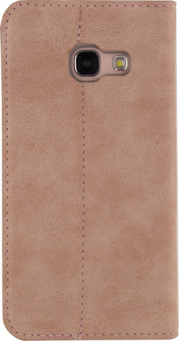 Mobilize Telefoonhoesje geschikt voor Samsung Galaxy A3 (2017) Hoesje | Mobilize Premium Gelly Bookcase Portemonnee | Pasjeshouder voor 1 Pasje | Telefoonhoesje voor Pinpas / OV Kaart / Rijbewijs - Roze