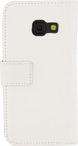 Mobilize Telefoonhoesje geschikt voor Samsung Galaxy A3 (2017) Hoesje | Mobilize Classic Wallet Bookcase Portemonnee | Pasjeshouder voor 2 Pasjes | Telefoonhoesje voor Pinpas / OV Kaart / Rijbewijs - Wit