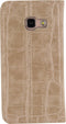 Mobilize Telefoonhoesje geschikt voor Samsung Galaxy A3 (2017) Hoesje | Mobilize Premium Gelly Bookcase Portemonnee | Pasjeshouder voor 1 Pasje | Telefoonhoesje voor Pinpas / OV Kaart / Rijbewijs - Alligator Peanut Brown | Bruin