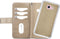 Mobilize Telefoonhoesje geschikt voor Samsung Galaxy A3 (2017) Hoesje | Mobilize Gelly Zipper Uitneembare 2in1 Clutch | Pasjeshouder voor 3 Pasjes | Telefoonhoesje voor Pinpas / OV Kaart / Rijbewijs - Latte | Taupe