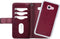 Mobilize Telefoonhoesje geschikt voor Samsung Galaxy A3 (2017) Hoesje | Mobilize Gelly Zipper Uitneembare 2in1 Clutch | Pasjeshouder voor 3 Pasjes | Telefoonhoesje voor Pinpas / OV Kaart / Rijbewijs - Bordeaux | Bordeaux rood
