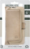 Mobilize Telefoonhoesje geschikt voor Samsung Galaxy A3 (2017) Hoesje | Mobilize Gelly Zipper Uitneembare 2in1 Clutch | Pasjeshouder voor 3 Pasjes | Telefoonhoesje voor Pinpas / OV Kaart / Rijbewijs - Latte | Taupe