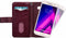 Mobilize Telefoonhoesje geschikt voor Samsung Galaxy A3 (2017) Hoesje | Mobilize Gelly Zipper Uitneembare 2in1 Clutch | Pasjeshouder voor 3 Pasjes | Telefoonhoesje voor Pinpas / OV Kaart / Rijbewijs - Bordeaux | Bordeaux rood