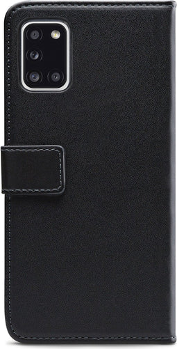 Mobilize Telefoonhoesje geschikt voor Samsung Galaxy A31 Hoesje | Mobilize Elite Gelly Bookcase Portemonnee | Pasjeshouder voor 2 Pasjes | Telefoonhoesje voor Pinpas / OV Kaart / Rijbewijs - Zwart