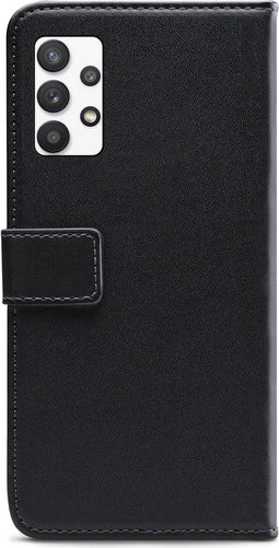Mobilize Telefoonhoesje geschikt voor Samsung Galaxy A32 5G Hoesje | Mobilize Classic Gelly Wallet Bookcase Portemonnee | Pasjeshouder voor 2 Pasjes | Telefoonhoesje voor Pinpas / OV Kaart / Rijbewijs - Zwart
