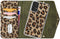 Mobilize Telefoonhoesje geschikt voor Samsung Galaxy A33 Hoesje | Mobilize Gelly Uitneembare 2in1 Clutch | Pasjeshouder voor 3 Pasjes | Telefoonhoesje voor Pinpas / OV Kaart / Rijbewijs - Green Leopard | Groen