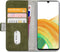 Mobilize Telefoonhoesje geschikt voor Samsung Galaxy A33 Hoesje | Mobilize Elite Gelly Bookcase Portemonnee | Pasjeshouder voor 3 Pasjes | Telefoonhoesje voor Pinpas / OV Kaart / Rijbewijs - Groen